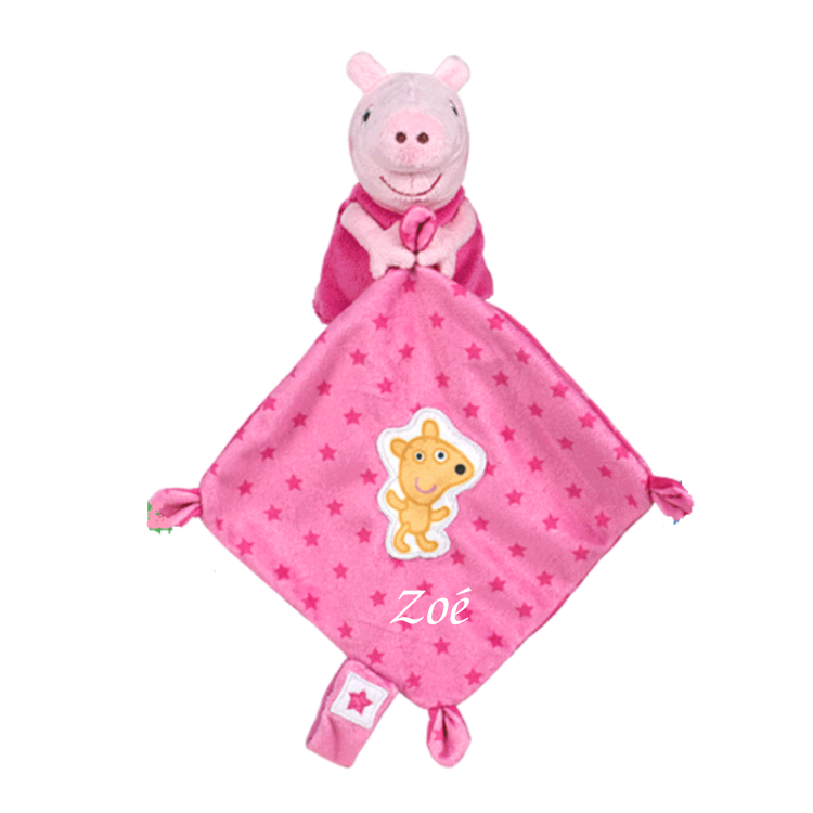 Peppa pig - plush + comforter pink fox 25 cm 